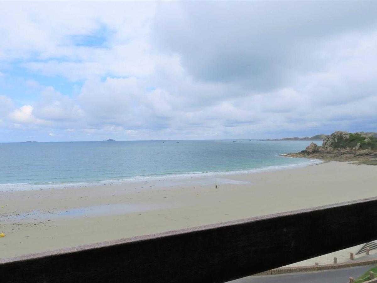 Studio Avec Balcon Et Vue Sur Mer, Plage De Trestrignel, Perros-Guirec - Fr-1-368-176 Exteriör bild